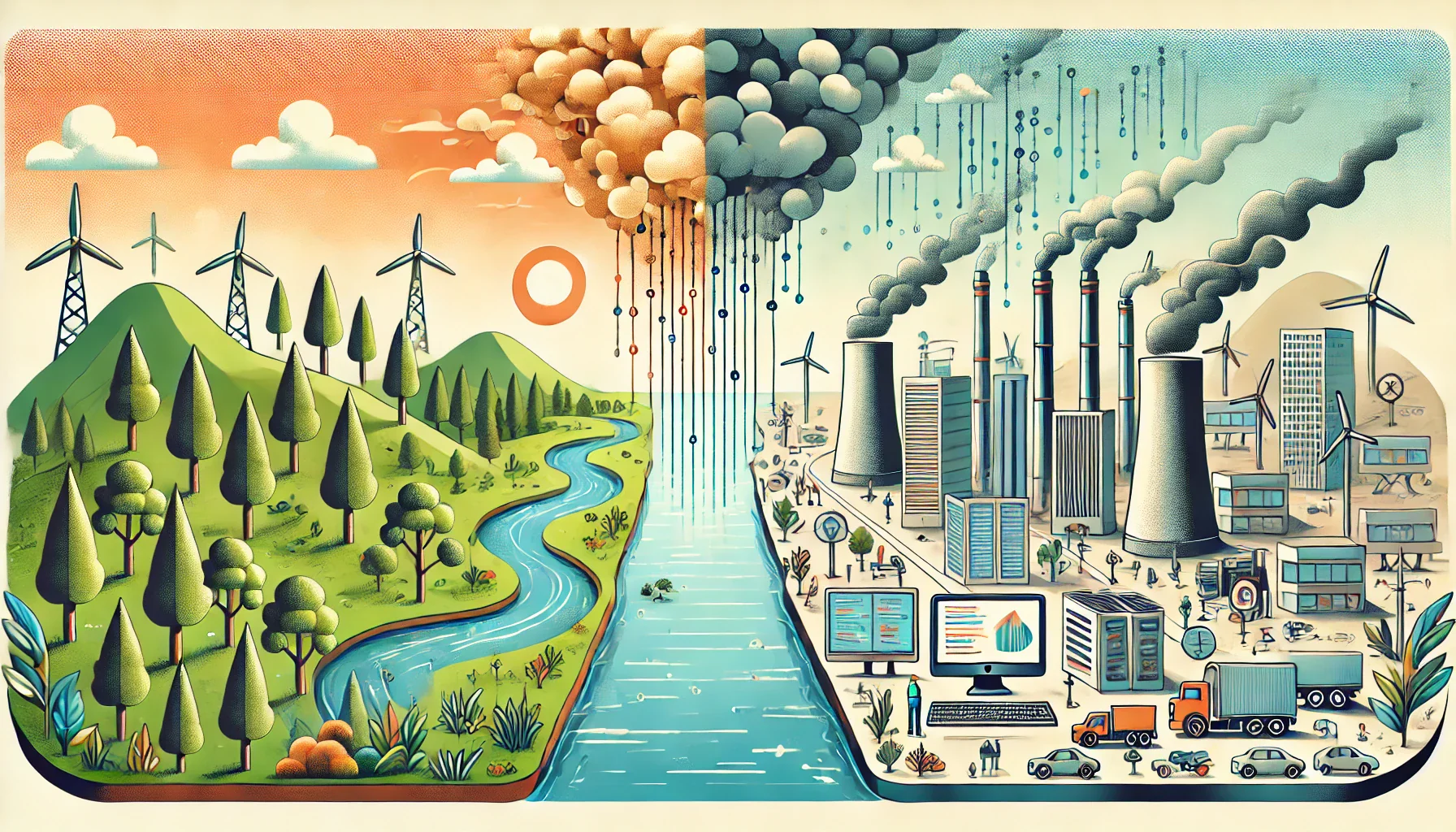 AI Ecological Impact: Training vs Inference Environmental Costs