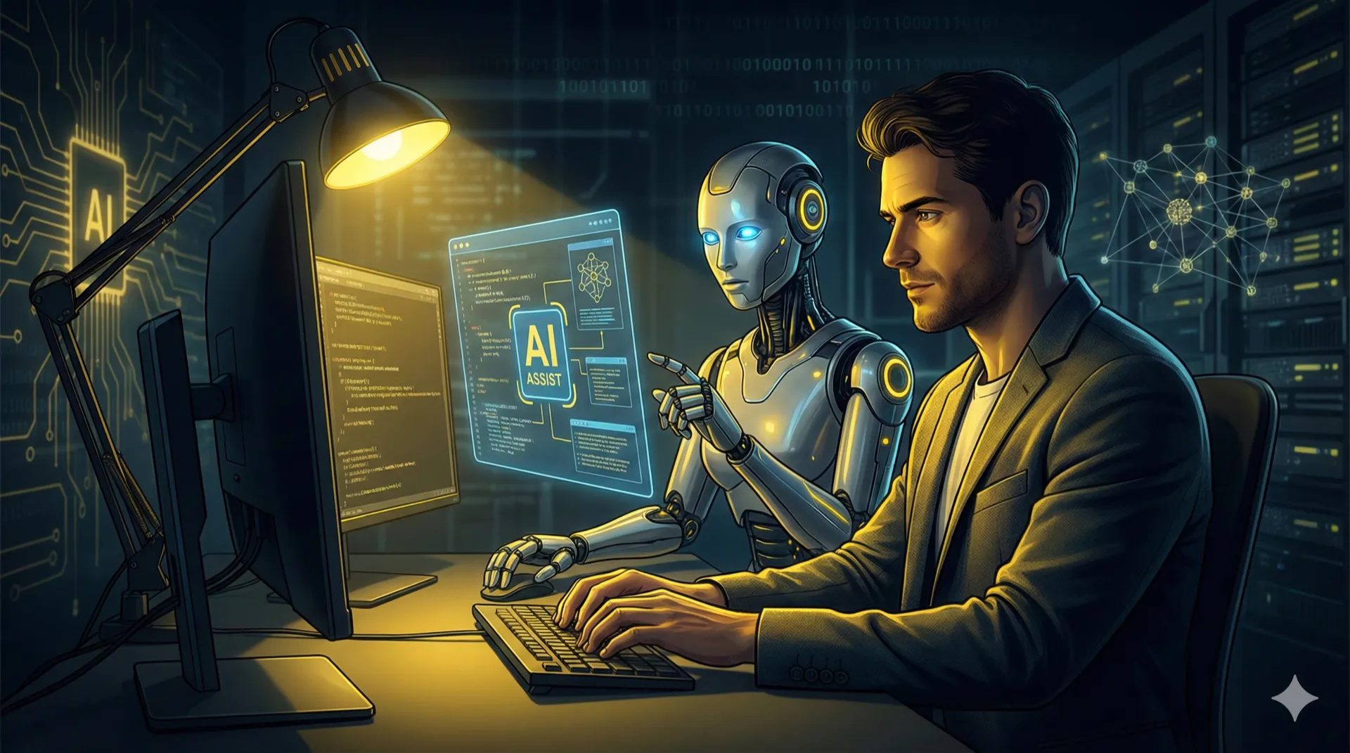 Cover image for article Will AI Replace Developers? A Critical Analysis of Promises and Limitations